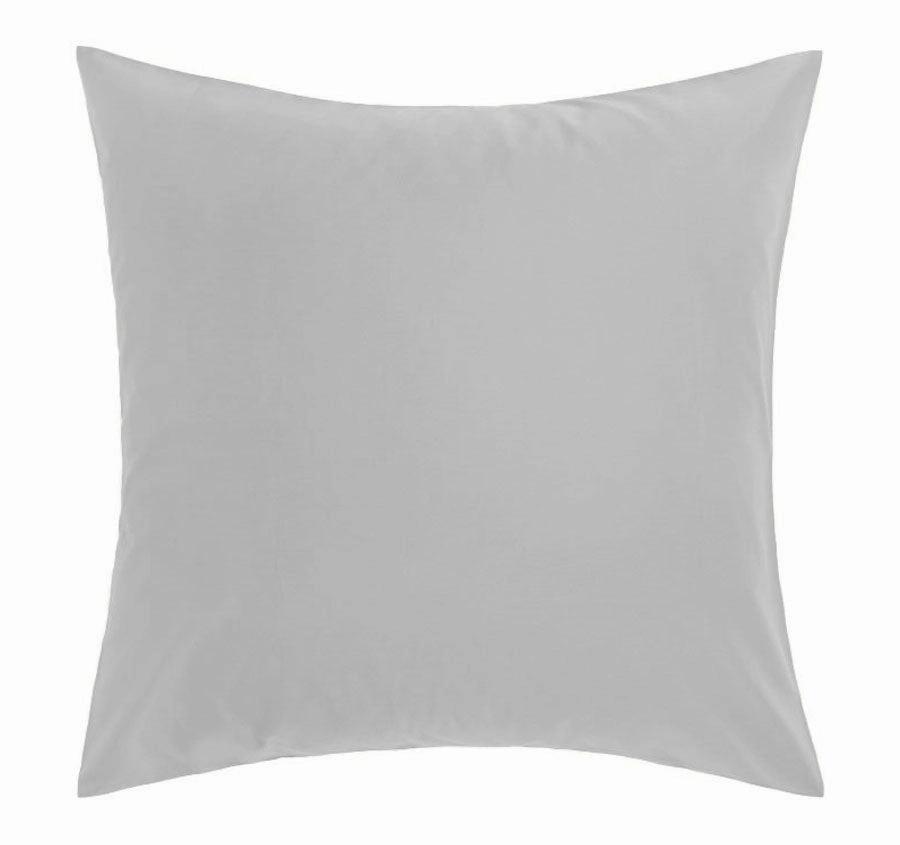 250THC Poly Cotton Percale European Pillowcase Silver