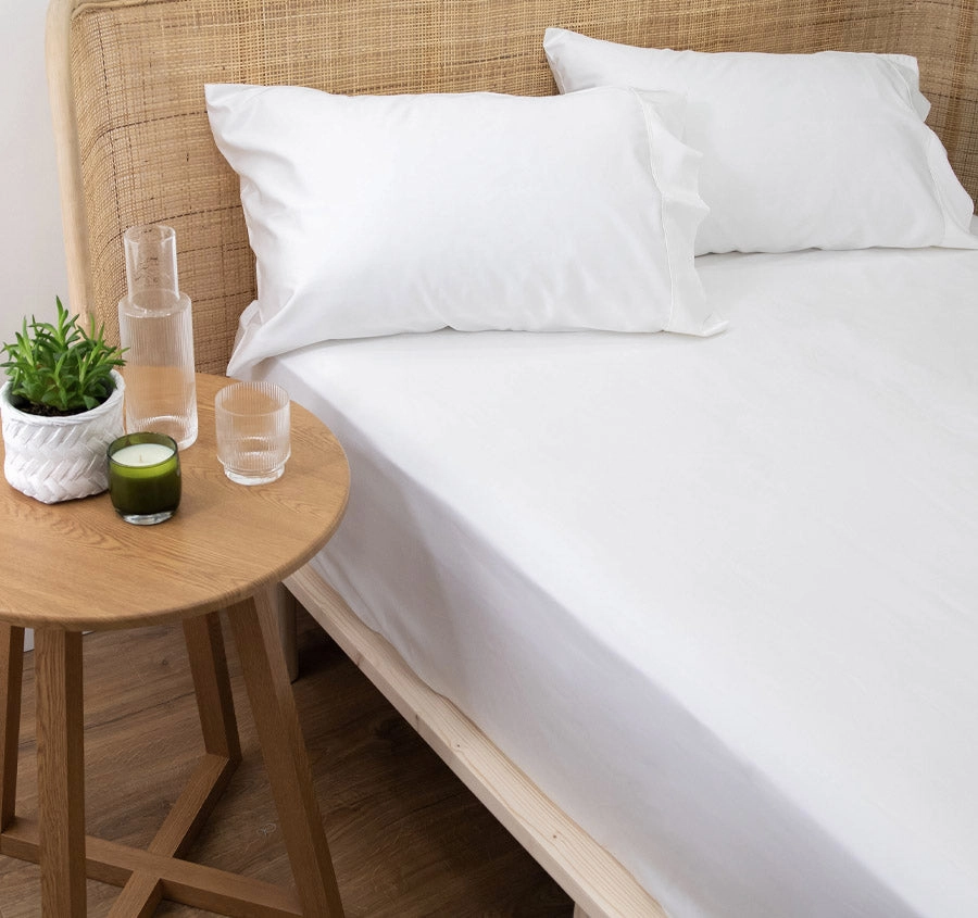 400THC Egyptian Luxury Mega Fitted Sheet Range White