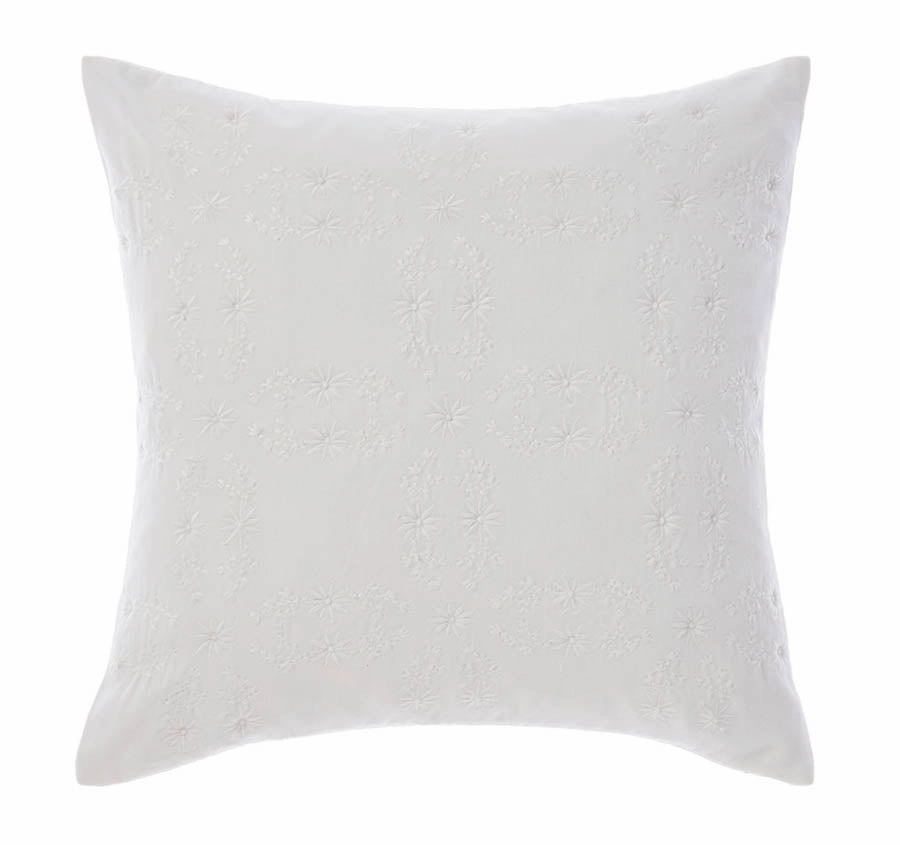 Abigail 45x45cm Filled Cushion White