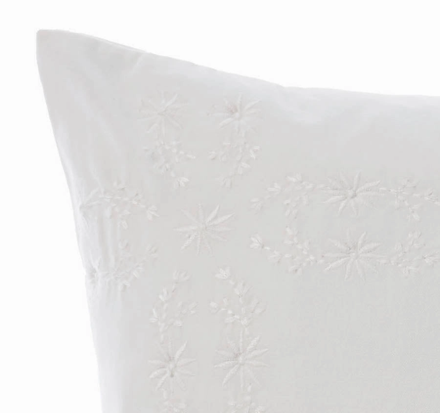 Abigail 45x45cm Filled Cushion White