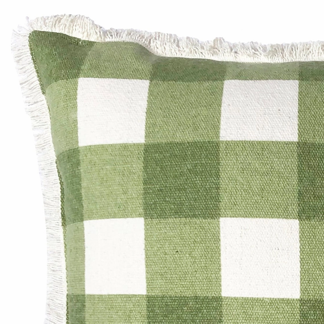 Alana Green Square Filled Cushion 50 x 50cm by Zaab