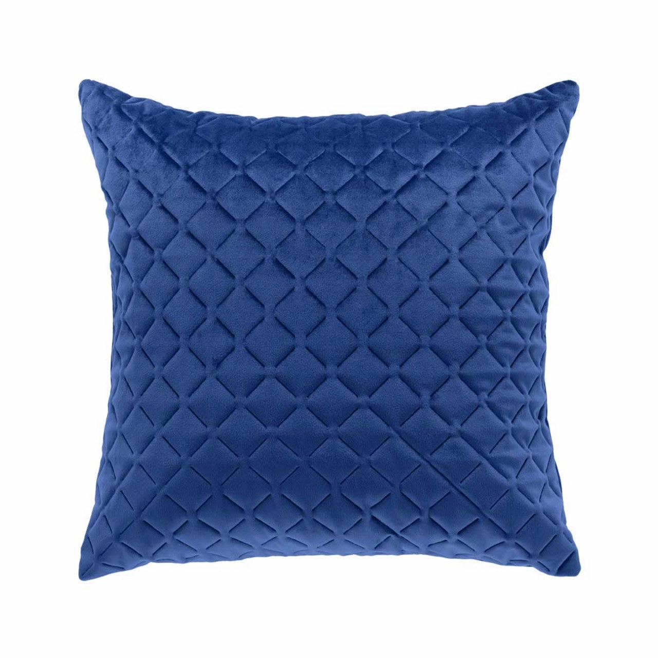 Alden Indigo Velvet 43x43cm Filled Cushion by Bianca