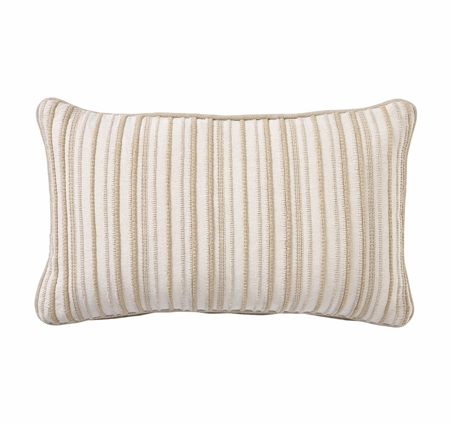 Alpina Stripes 30x50cm Filled Cushion Sand