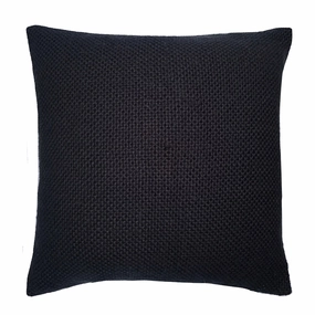 Amsterdam Black Square Filled Cushion 50 x 50cm by Zaab