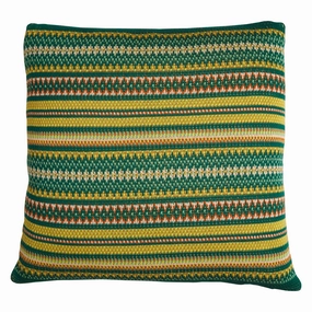 Arlette Knit Cushion - Forest