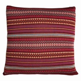 Arlette Knit Cushion - Mahogany