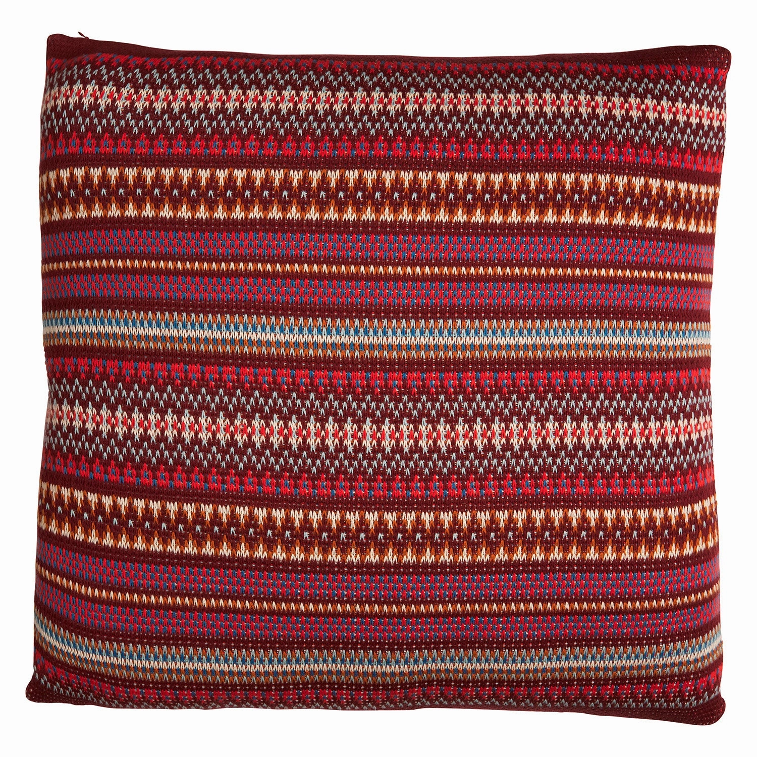 Arlette Knit Cushion - Mahogany