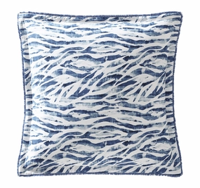 Atherton European Pillowcase Blue