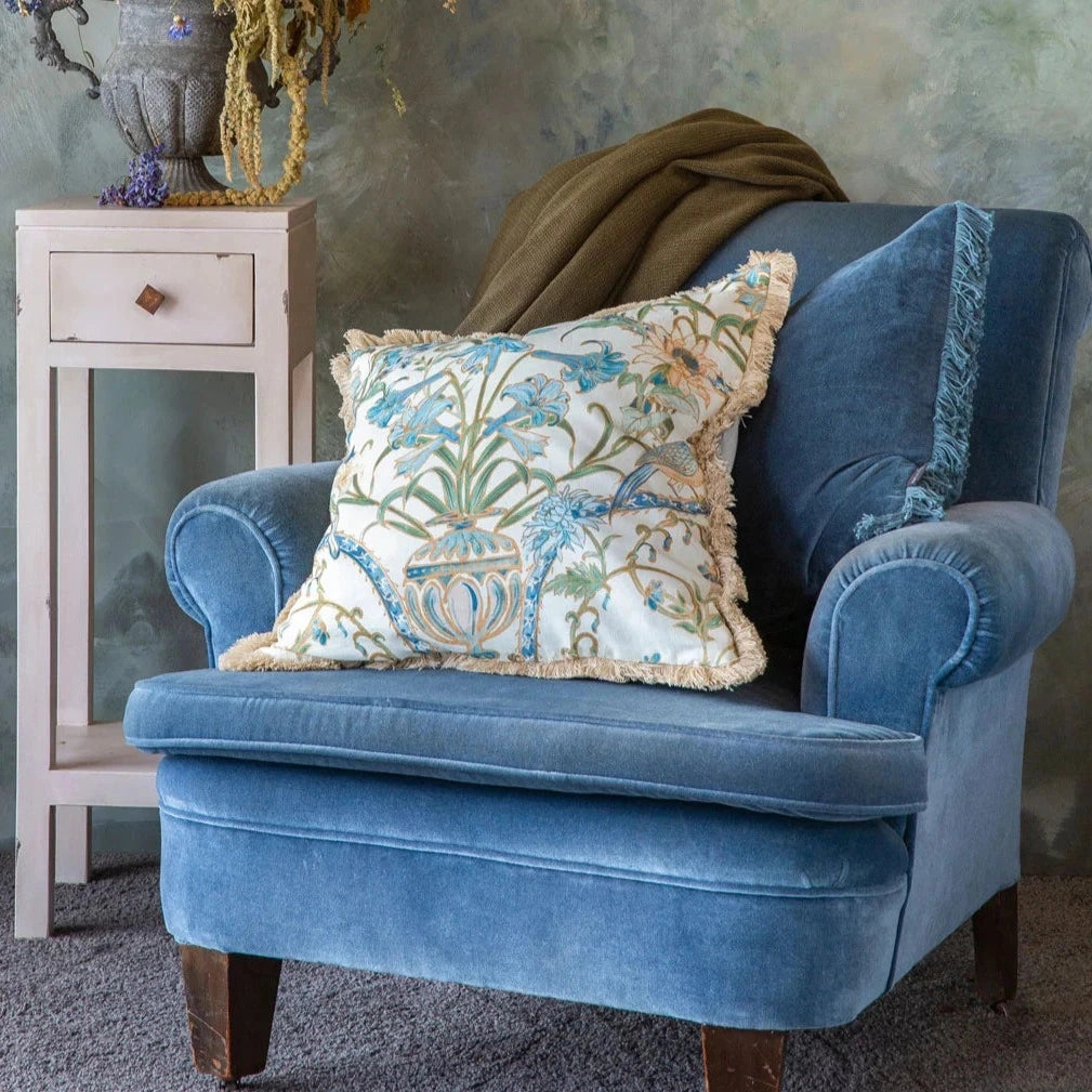 Augusta Linen/Cotton Cushion 50 x50cm by MM Linen