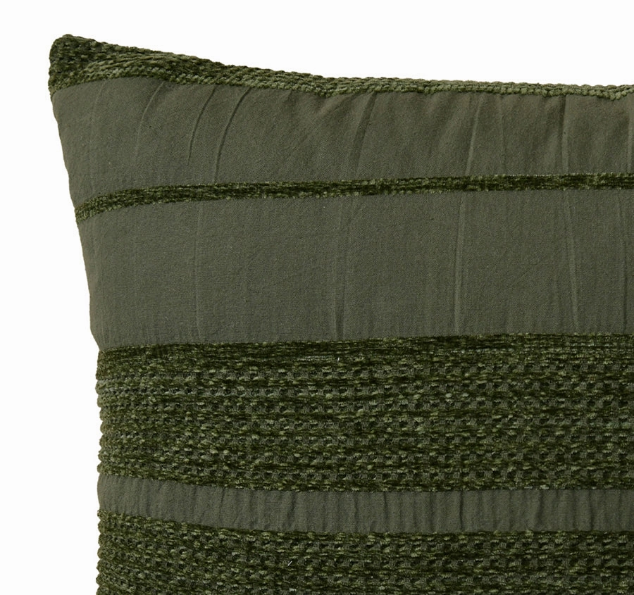 Avery 43x43cm Filled Cushion Forest Green