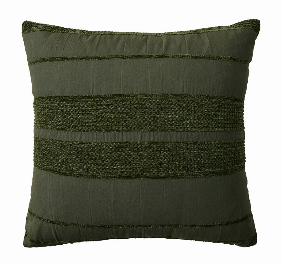 Avery 43x43cm Filled Cushion Forest Green