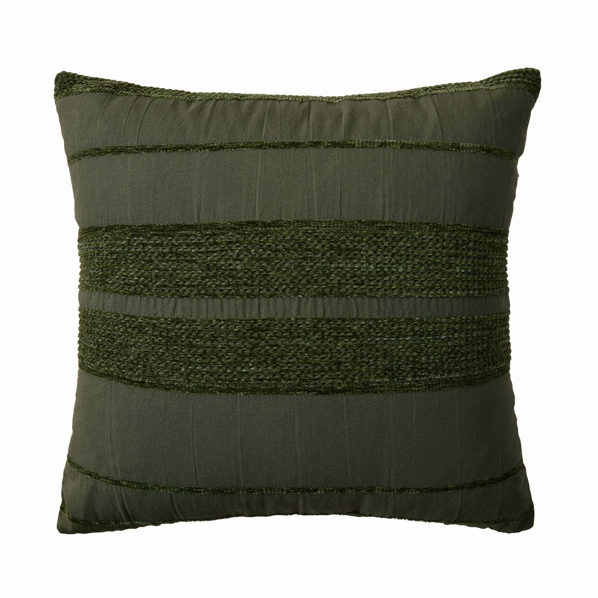 Avery Forest Green Square Cushion by Bianca