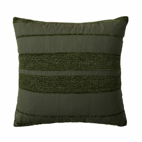 Avery Forest Green Square Cushion by Bianca