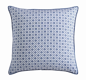 Avila European Pillowcase Blue