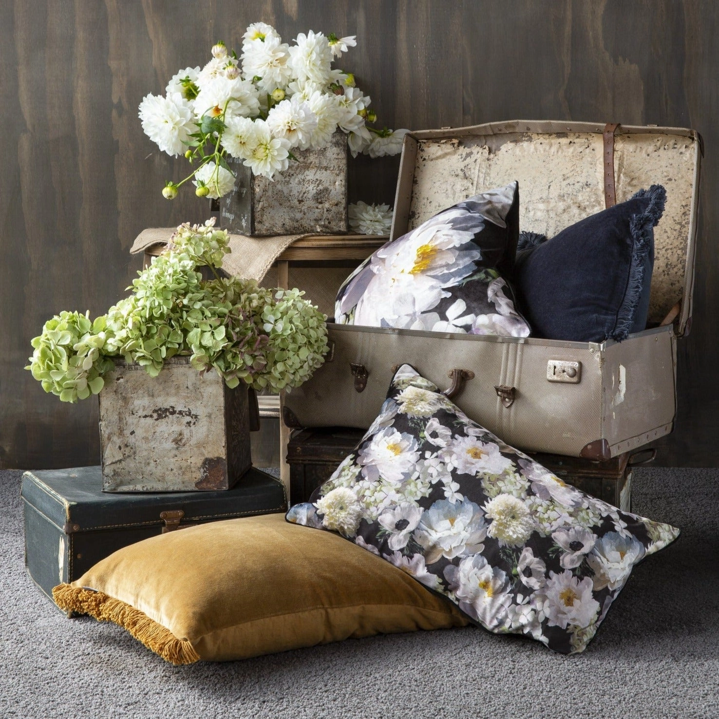 Babette 40x60cm Velvet Filled Cushion by MM Linen