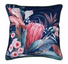 Balwyn 43x43cm Filled Cushion Navy