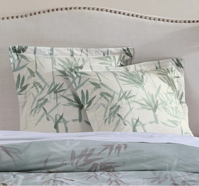 Bamboo Florette European Pillowcase Sage