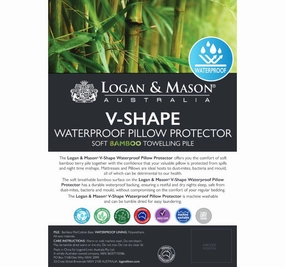 Bamboo Waterproof V-Shape Pillow Protector