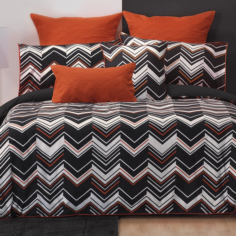 Barlow Black Square filled Cushion By Bianca