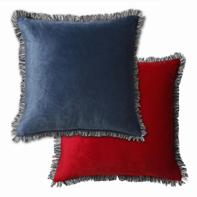 Bowie Steel Square Filled Cushion by Logan and Mason