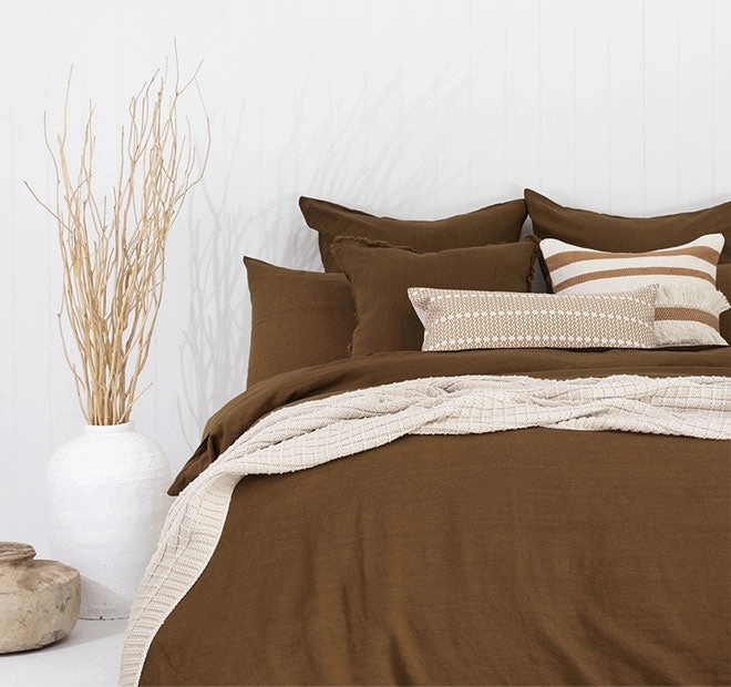 Bremer 30x60cm Filled Cushion Tobacco
