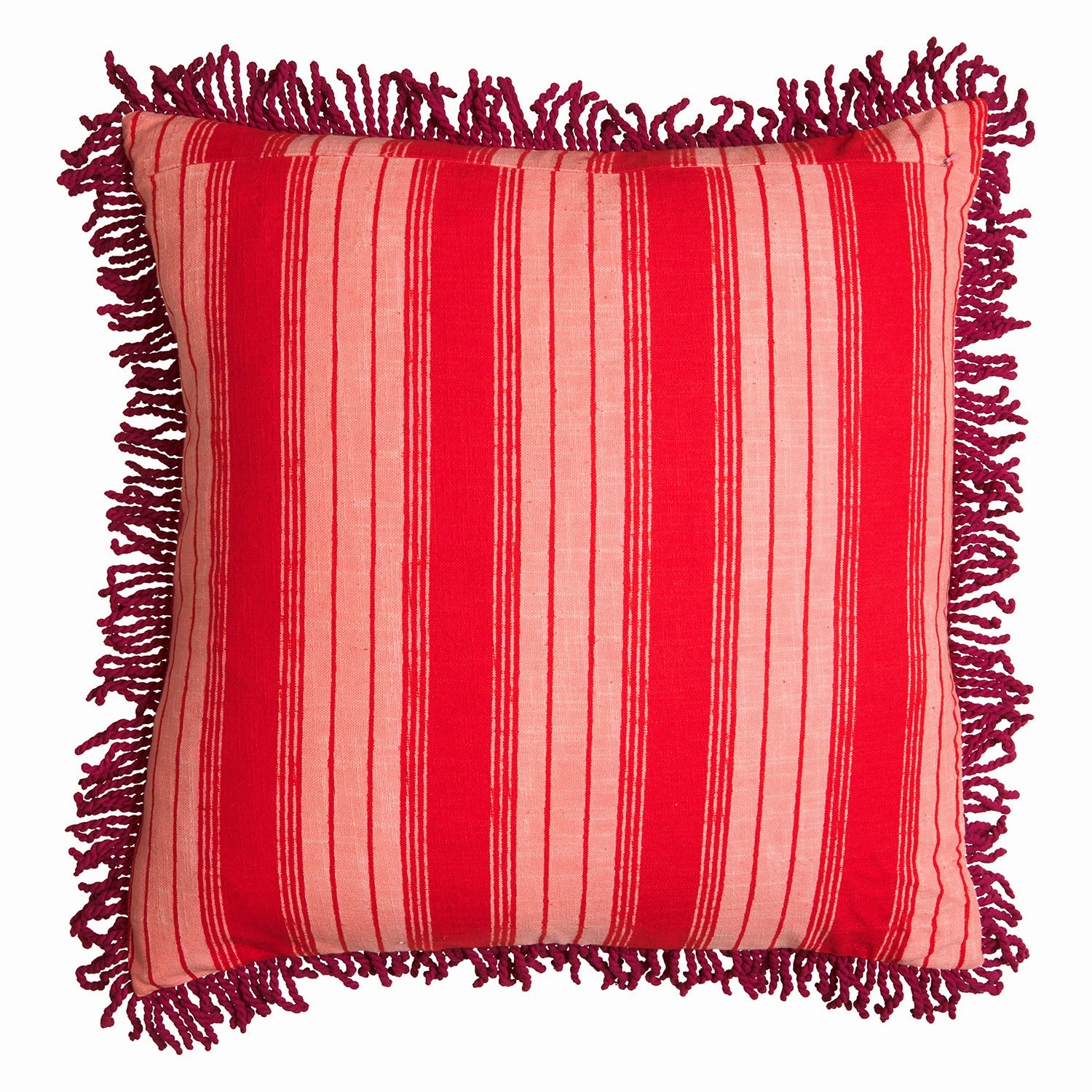 Brigitte Velvet Cushion - Cosmo Pink