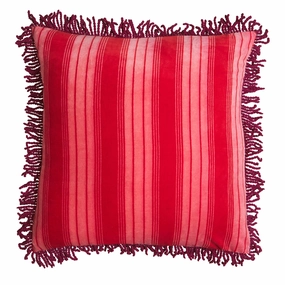 Brigitte Velvet Cushion - Cosmo Pink