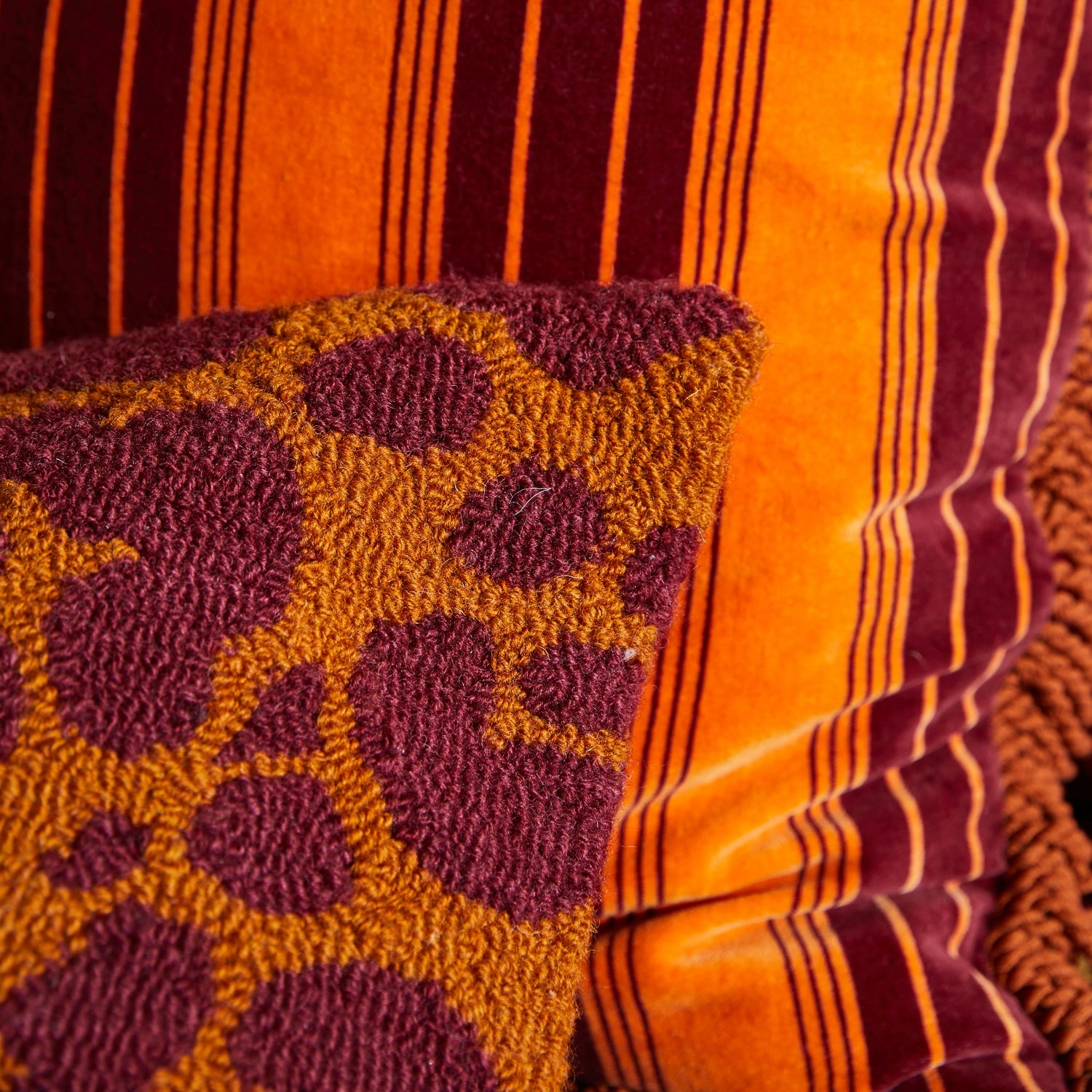 Brigitte Velvet Cushion - Kent
