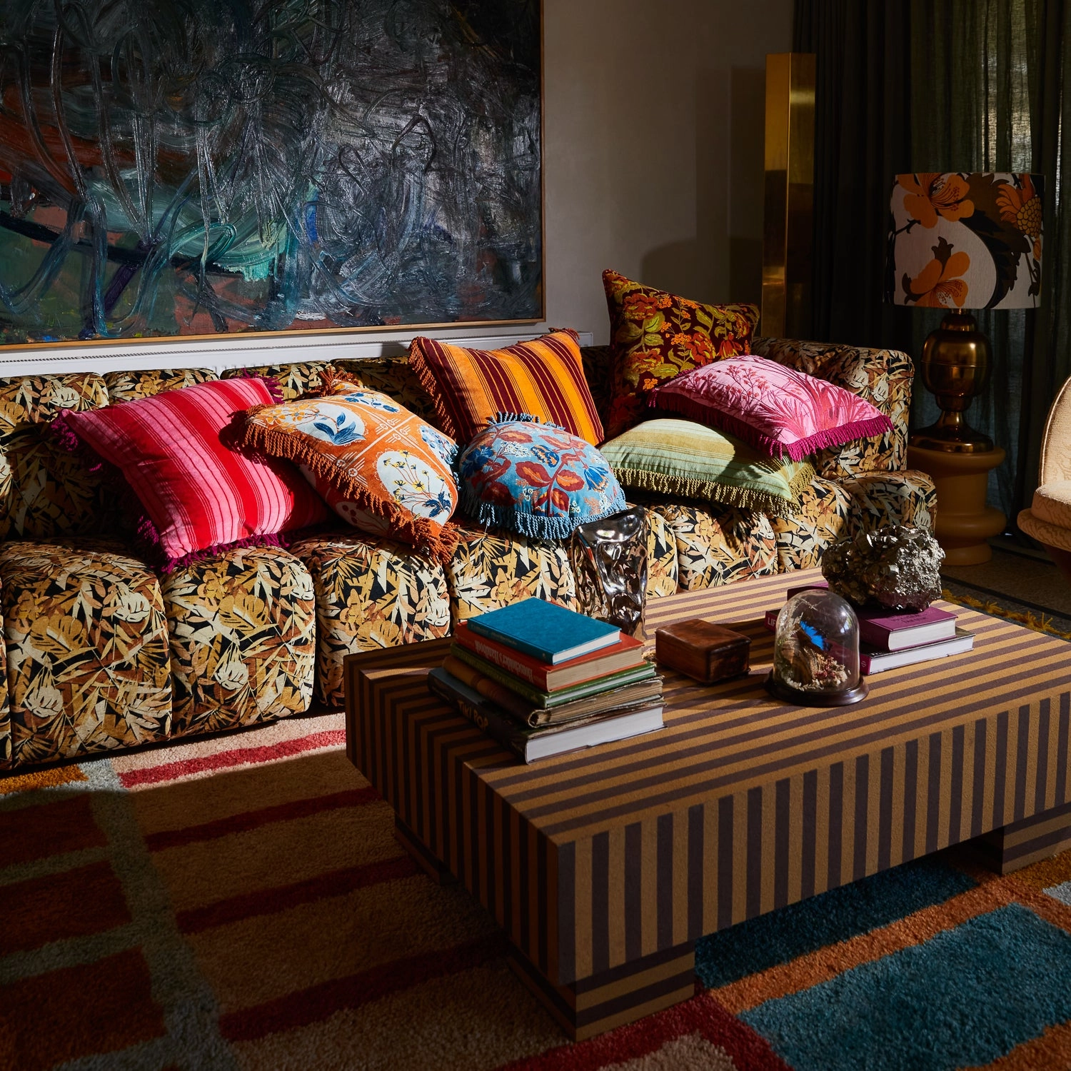 Brigitte Velvet Cushion - Kent