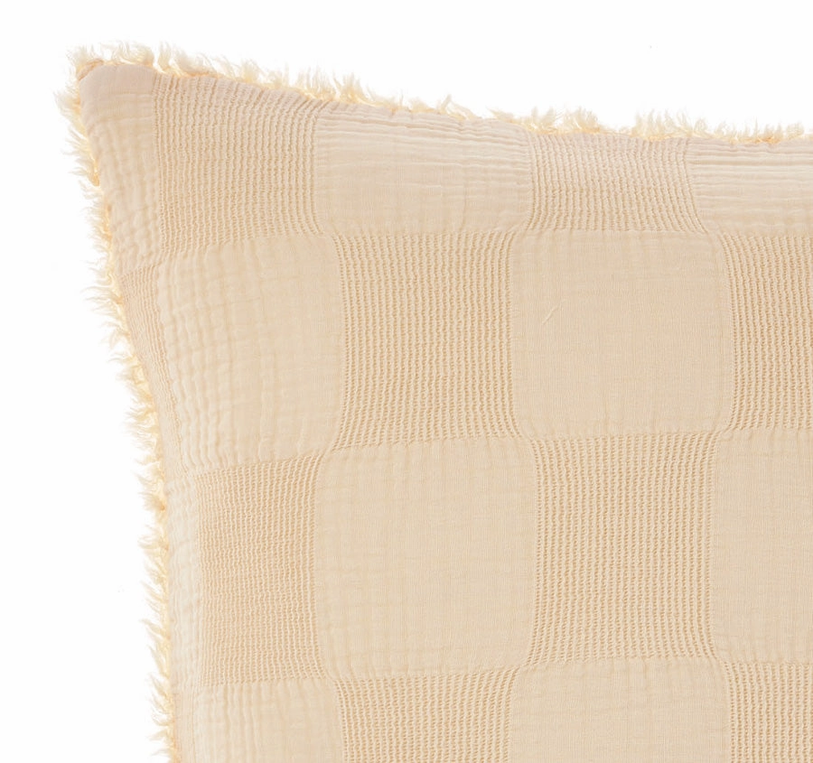 Capri 48x48cm Filled Cushion Pale Peach