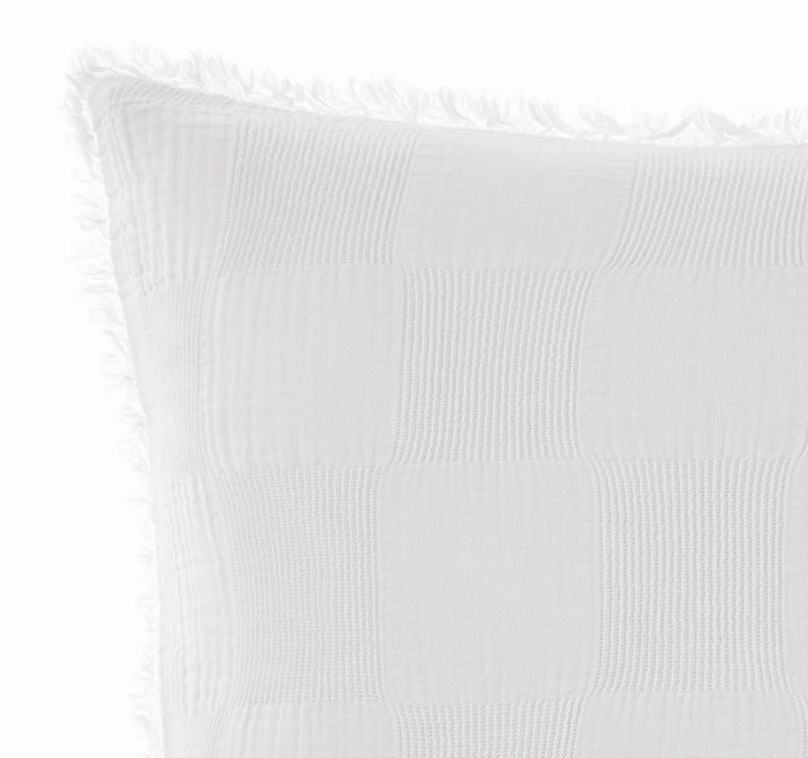 Capri 48x48cm Filled Cushion White