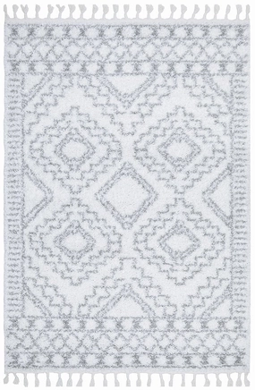 Casablanca Fez Rug (White) by Rug Culture