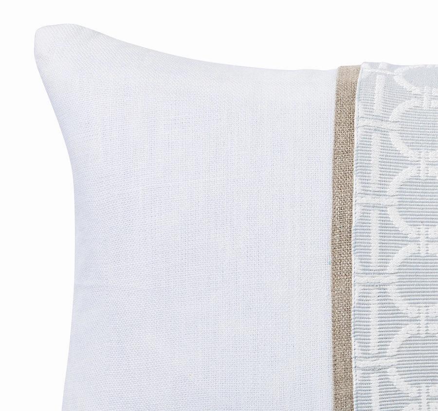 Catalina Link 30x50cm Filled Cushion Sky Blue