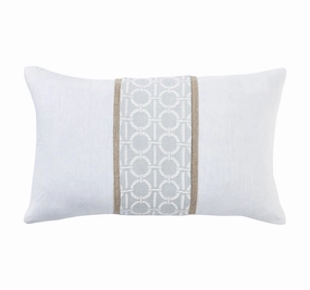 Catalina Link 30x50cm Filled Cushion Sky Blue