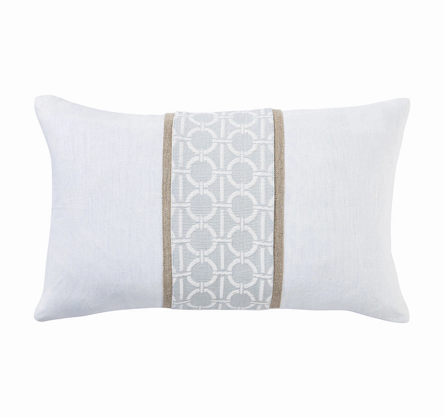 Catalina Link 30x50cm Filled Cushion Sky Blue