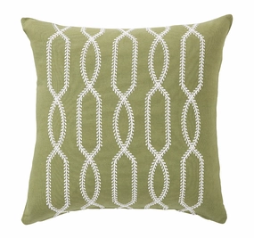 Cayman Lattice 50x50cm Filled Cushion Green