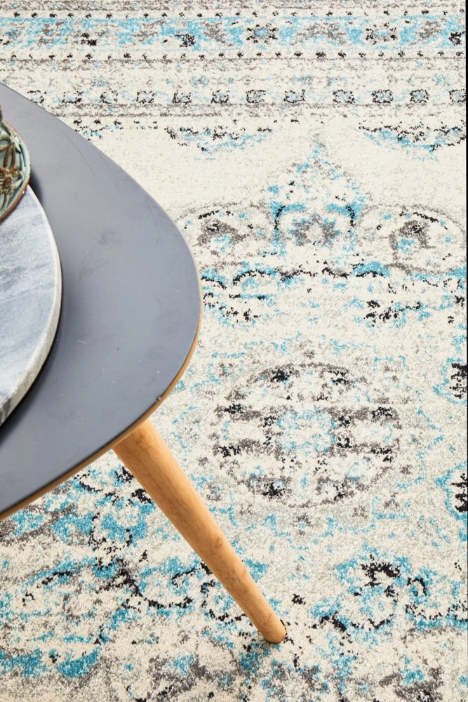 Century 922 Rug (White) by Rug Culture