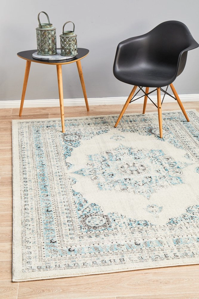 Century 922 Rug (White) by Rug Culture