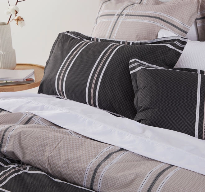 Charlie European Pillowcase Slate