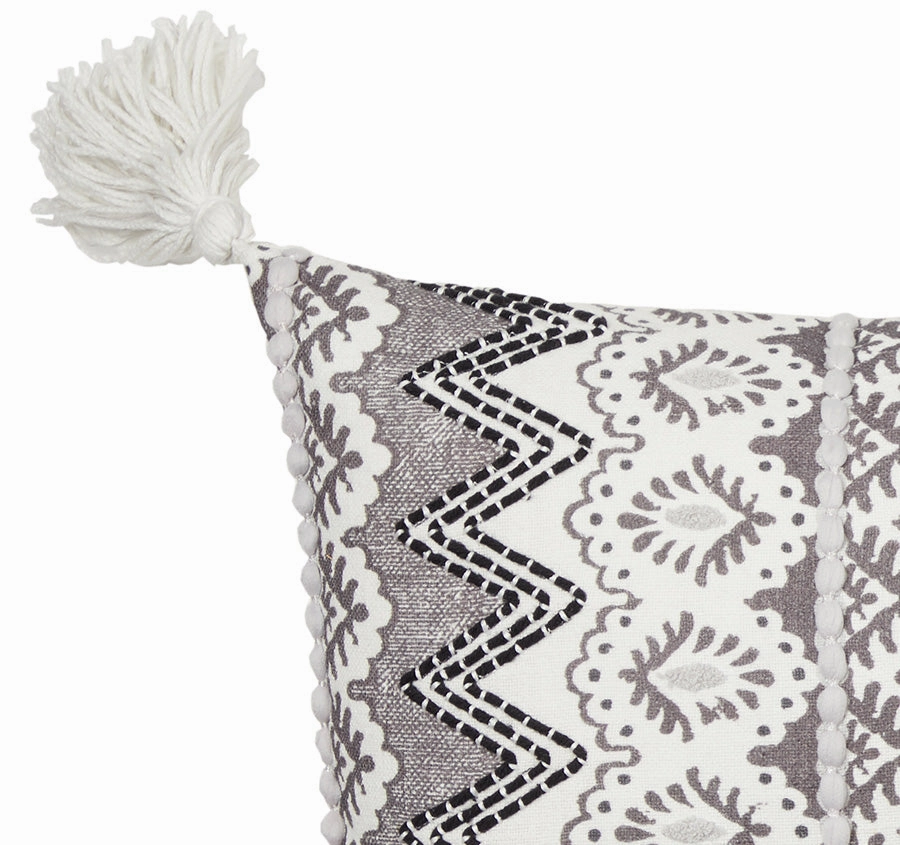 Chelsea 35x60cm Filled Cushion Charcoal