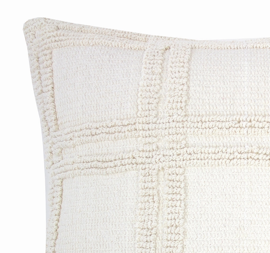 Christos 50x50cm Filled Cushion Ivory