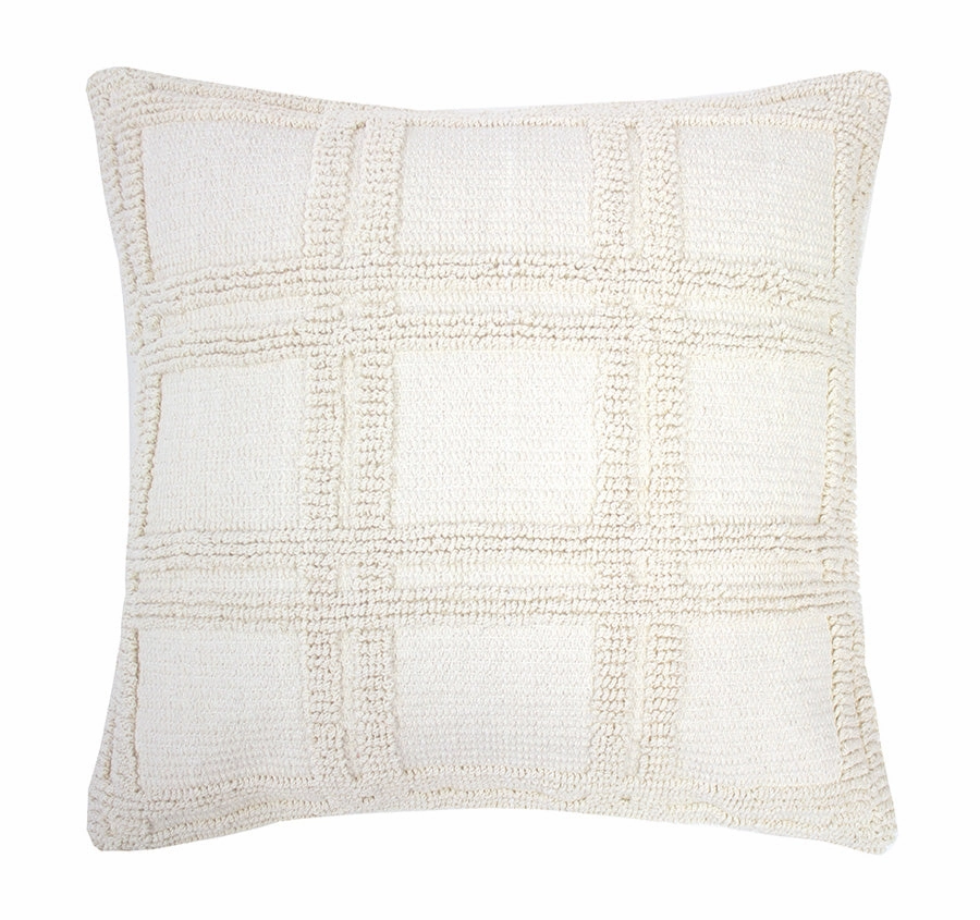 Christos 50x50cm Filled Cushion Ivory