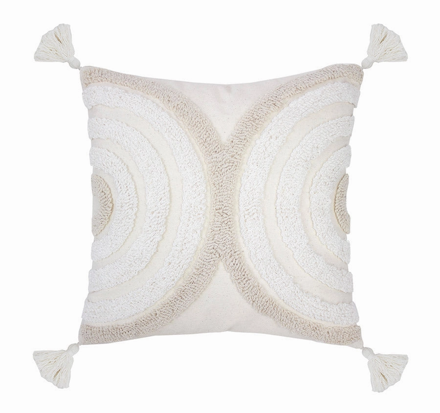 Cirque 45x45cm Filled Cushion Stone