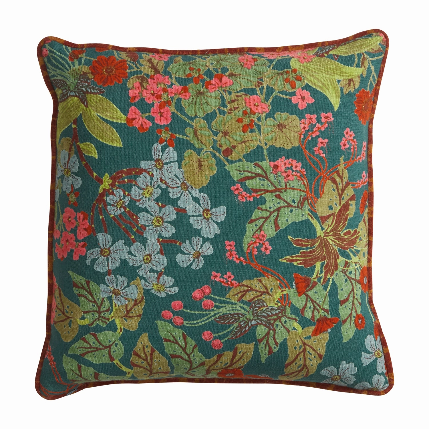 Claire Reversible Cushion - Jade