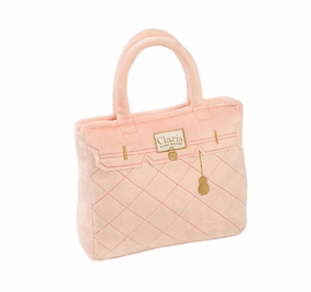 Claris The Mouse Purse Filled Novelty Cushion Peach