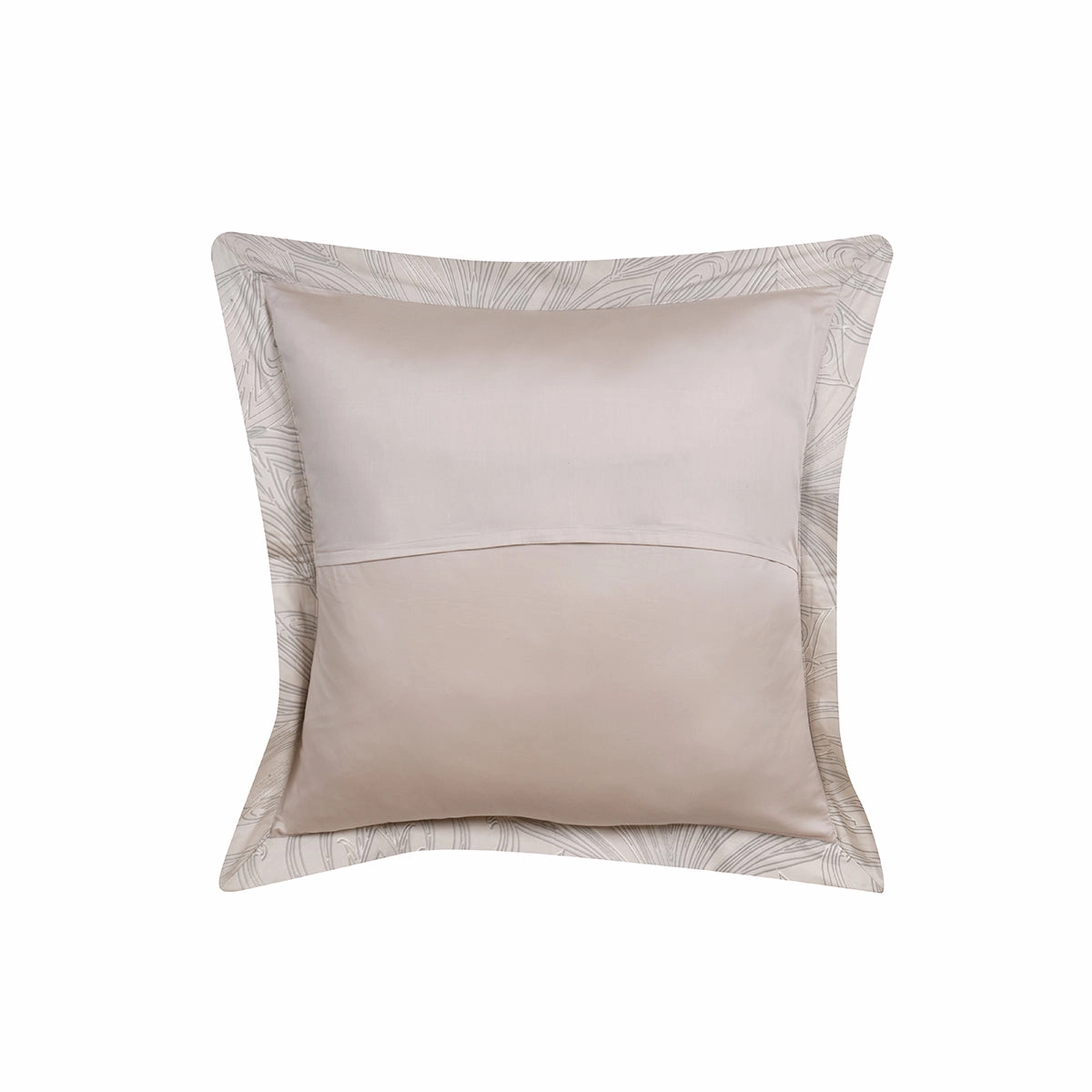 Classical Ornate Baroque Feathering Pillow Case Euro Set Neutral