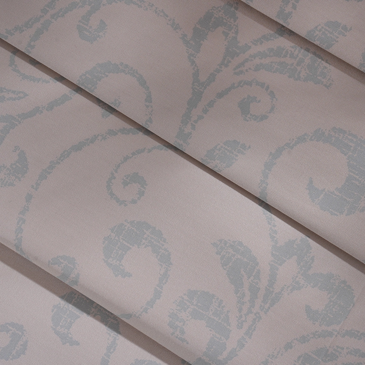 Classical Ornate Seamless Scroll Bed Sheet with Pillow Case Blue