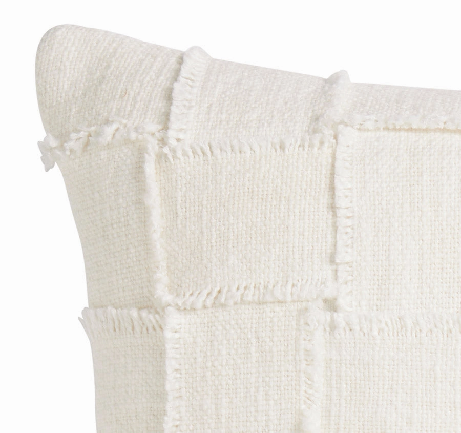 Coco Blanc 50x50cm Filled Cushion White