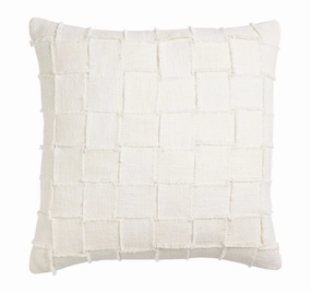 Coco Blanc 50x50cm Filled Cushion White