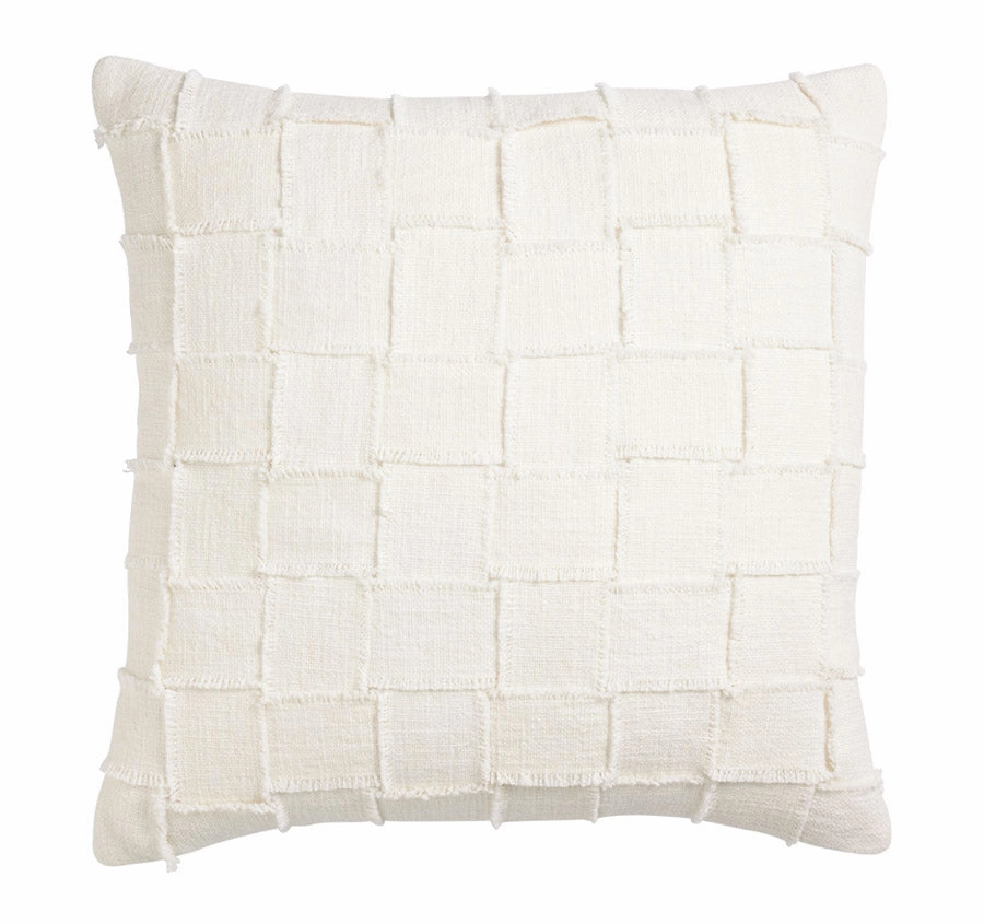 Coco Blanc 50x50cm Filled Cushion White